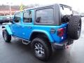 Hydro Blue Pearl - Wrangler Unlimited Rubicon 4x4 Photo No. 3