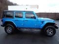 Hydro Blue Pearl 2022 Jeep Wrangler Unlimited Rubicon 4x4 Exterior