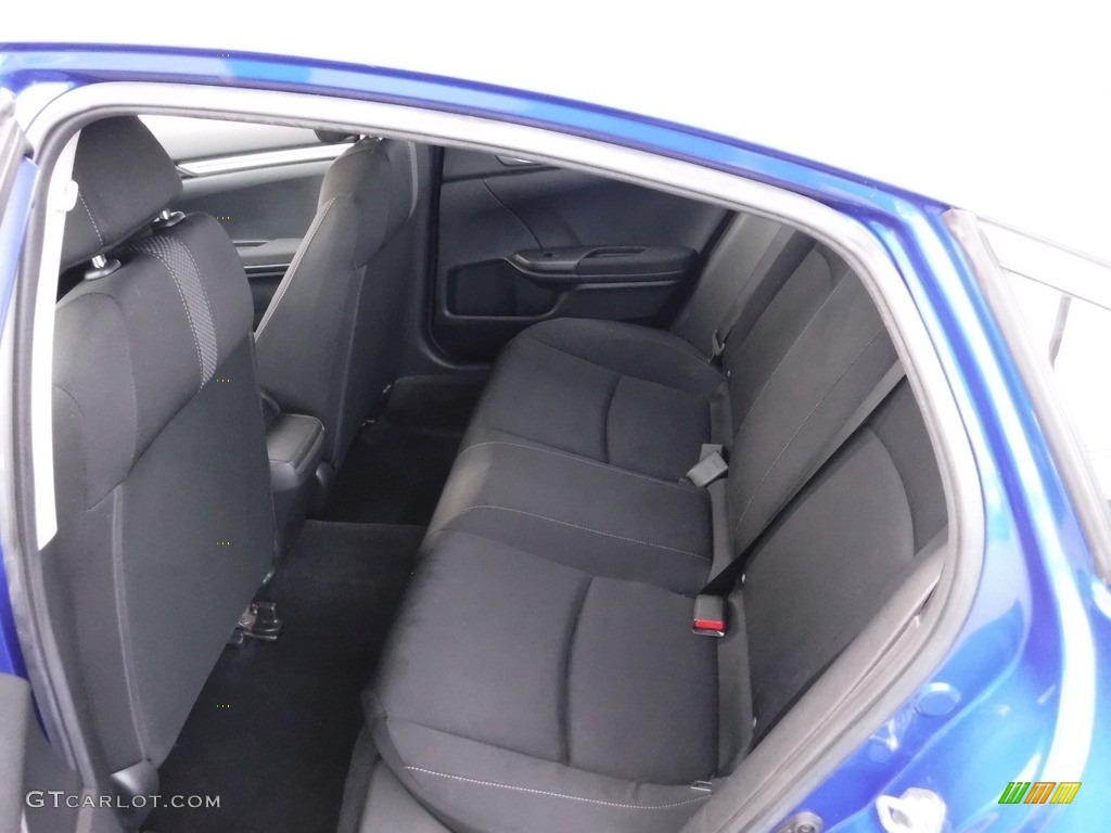 2019 Civic LX Sedan - Agean Blue Metallic / Black photo #24