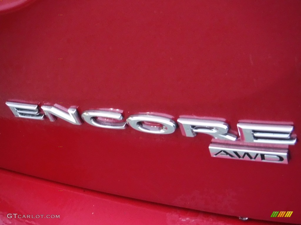 2017 Encore Preferred II AWD - Winterberry Red Metallic / Ebony photo #17