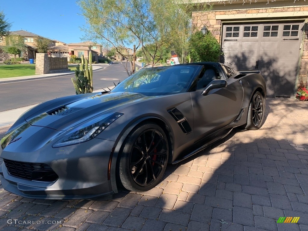 2018 Corvette Grand Sport Coupe - Black / Jet Black photo #4