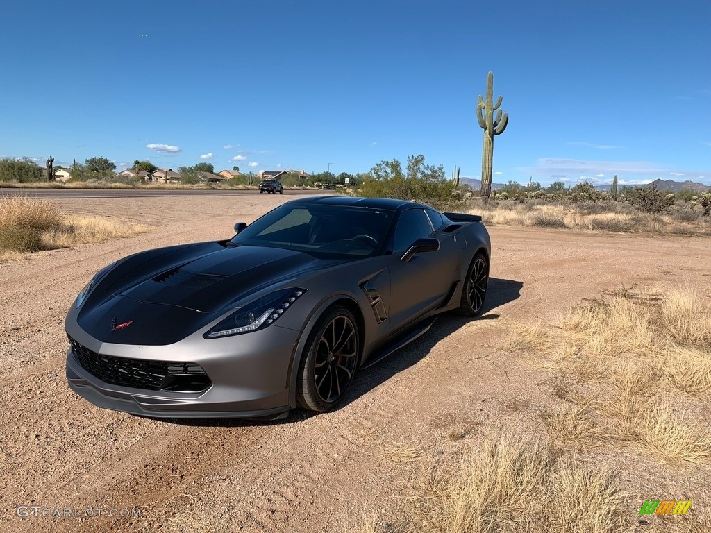 2018 Corvette Grand Sport Coupe - Black / Jet Black photo #6