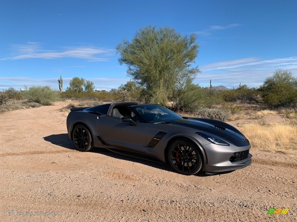 2018 Corvette Grand Sport Coupe - Black / Jet Black photo #7
