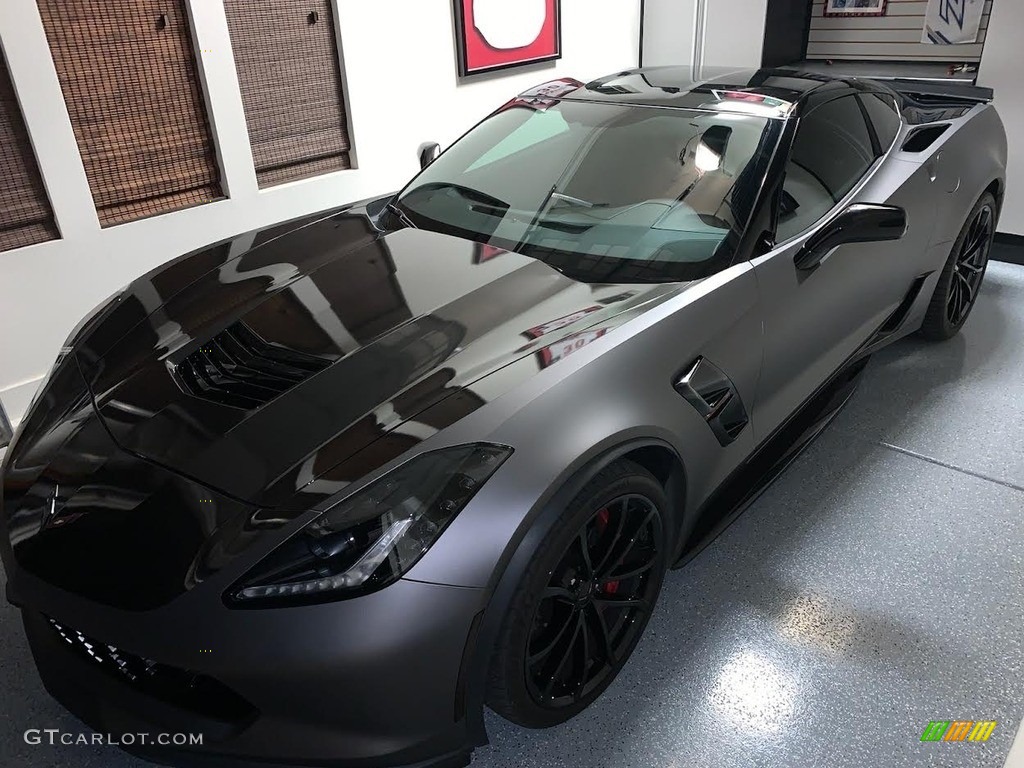 2018 Corvette Grand Sport Coupe - Black / Jet Black photo #14