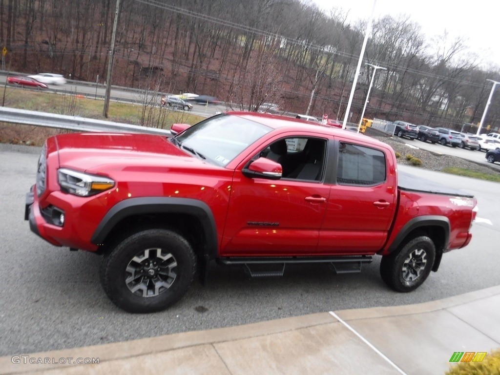 Barcelona Red Metallic 2021 Toyota Tacoma TRD Off Road Double Cab 4x4 Exterior Photo #145494972