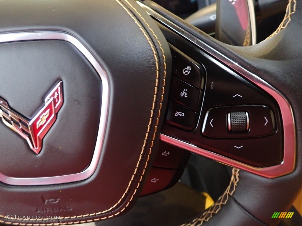 2022 Chevrolet Corvette Stingray Coupe Natural Steering Wheel Photo #145495545