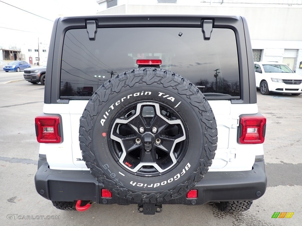 2023 Wrangler Unlimited Rubicon 4x4 - Bright White / Black photo #4