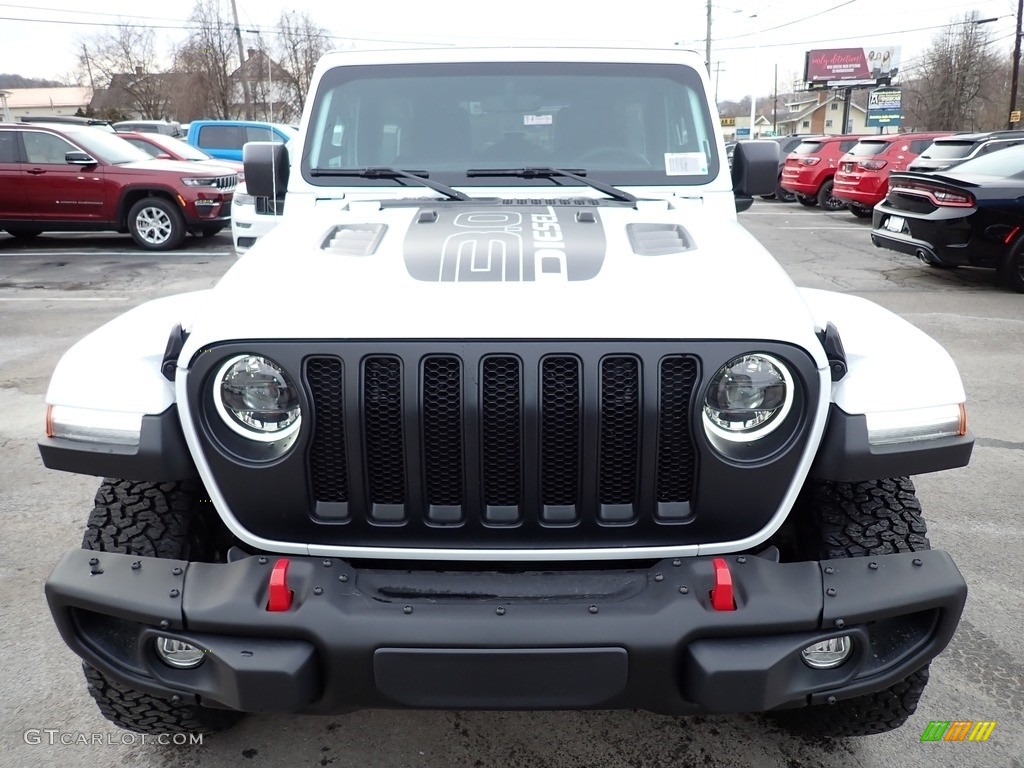 2023 Wrangler Unlimited Rubicon 4x4 - Bright White / Black photo #9