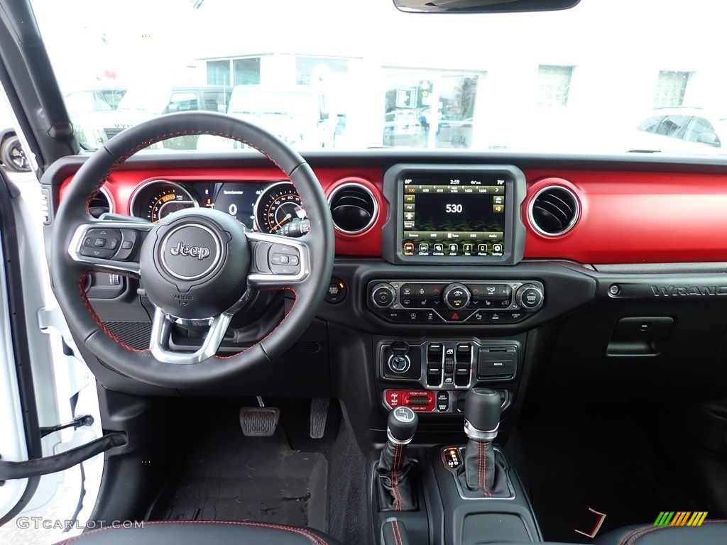 2023 Wrangler Unlimited Rubicon 4x4 - Bright White / Black photo #13