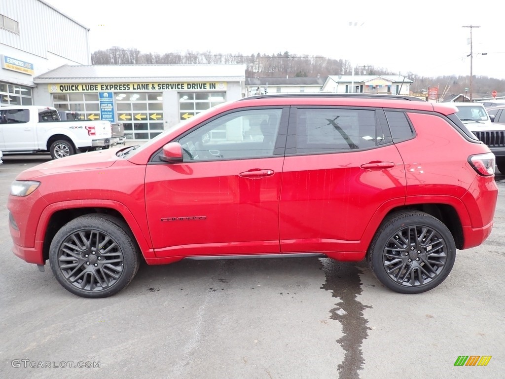 Redline Pearl 2022 Jeep Compass Limited (Red) Edition 4x4 Exterior Photo #145497597
