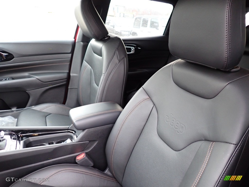 Black/Ruby Red Interior 2022 Jeep Compass Limited (Red) Edition 4x4 Photo #145497687