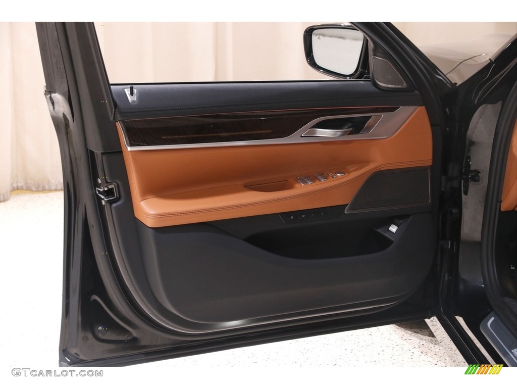 2020 7 Series 740i xDrive Sedan - Black Sapphire Metallic / Cognac photo #4