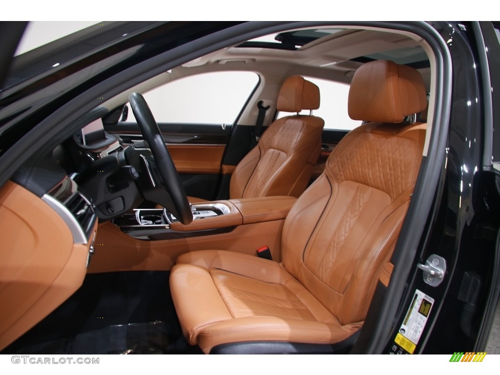 2020 7 Series 740i xDrive Sedan - Black Sapphire Metallic / Cognac photo #5