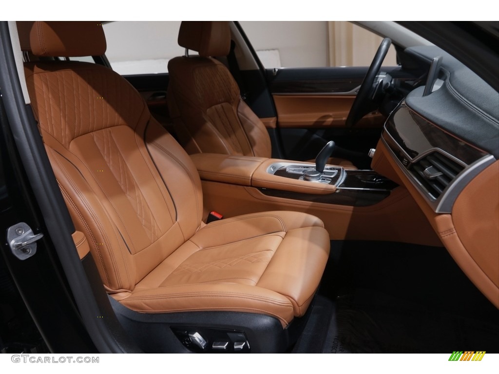 2020 7 Series 740i xDrive Sedan - Black Sapphire Metallic / Cognac photo #19