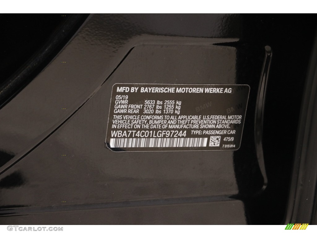 2020 7 Series 740i xDrive Sedan - Black Sapphire Metallic / Cognac photo #26