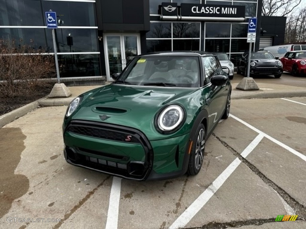 2023 Hardtop Cooper S 2 Door - British Racing Green IV Metallic / Chesterfield/Satellite Gray photo #1