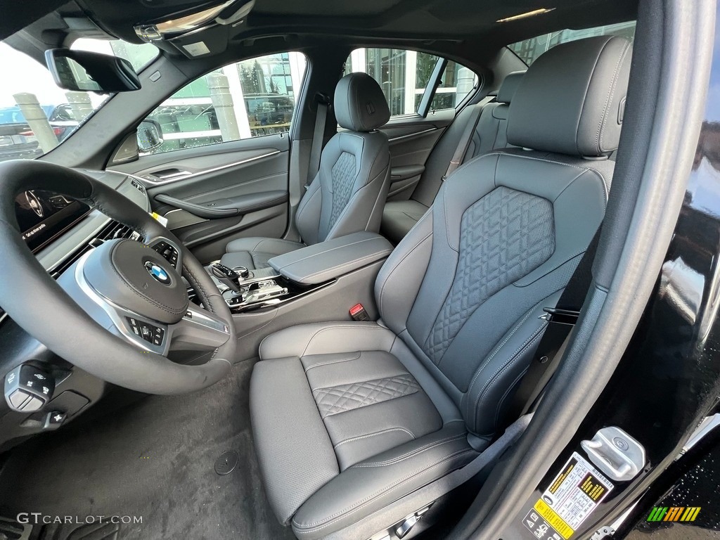 Black Interior 2023 BMW 5 Series 540i xDrive Sedan Photo #145498098