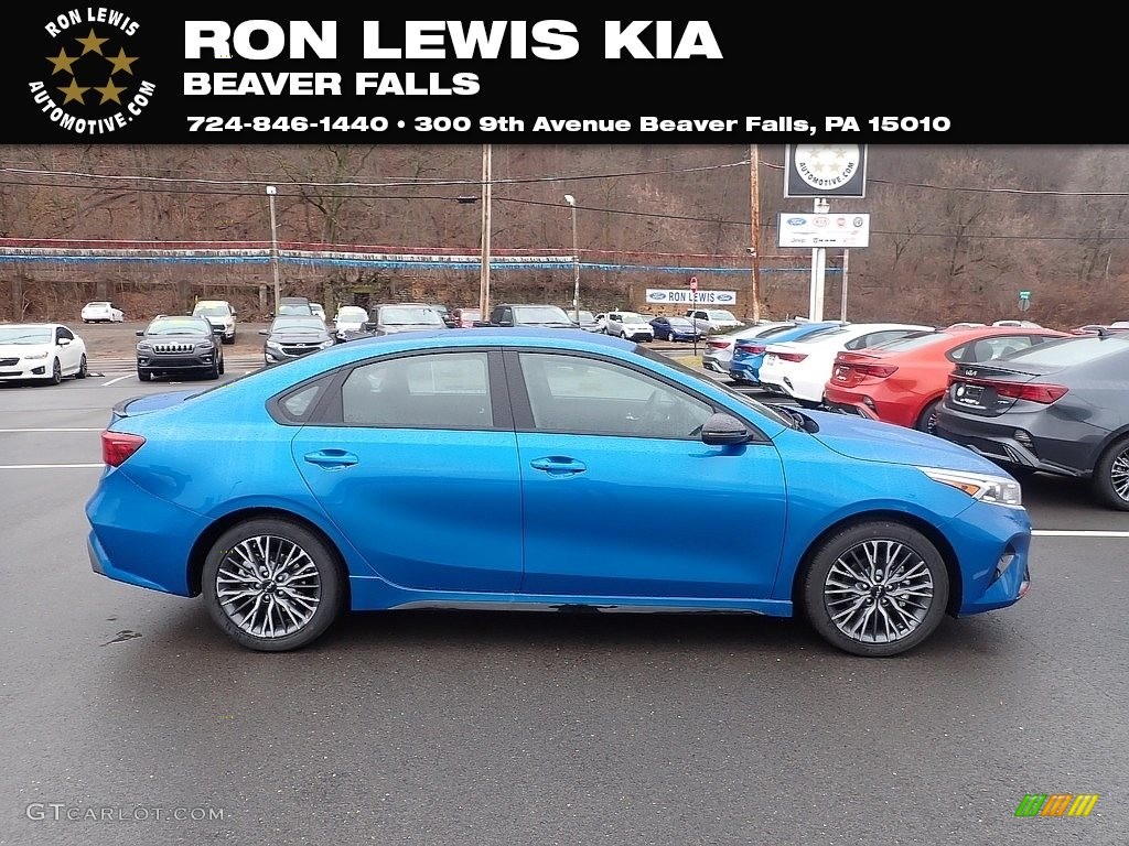 2023 Forte GT-Line - Sporty Blue / Black photo #1