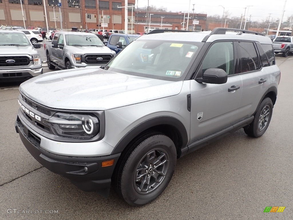 Iconic Silver Metallic 2022 Ford Bronco Sport Big Bend 4x4 Exterior Photo #145499259