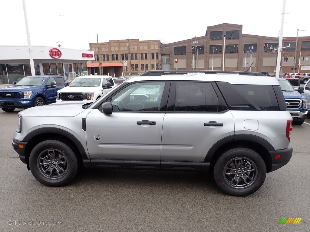 Iconic Silver Metallic 2022 Ford Bronco Sport Big Bend 4x4 Exterior Photo #145499262