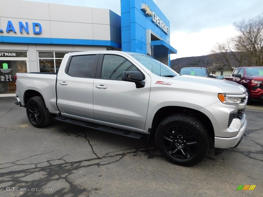 Silver Ice Metallic 2022 Chevrolet Silverado 1500 RST Crew Cab 4x4 Exterior Photo #145499463