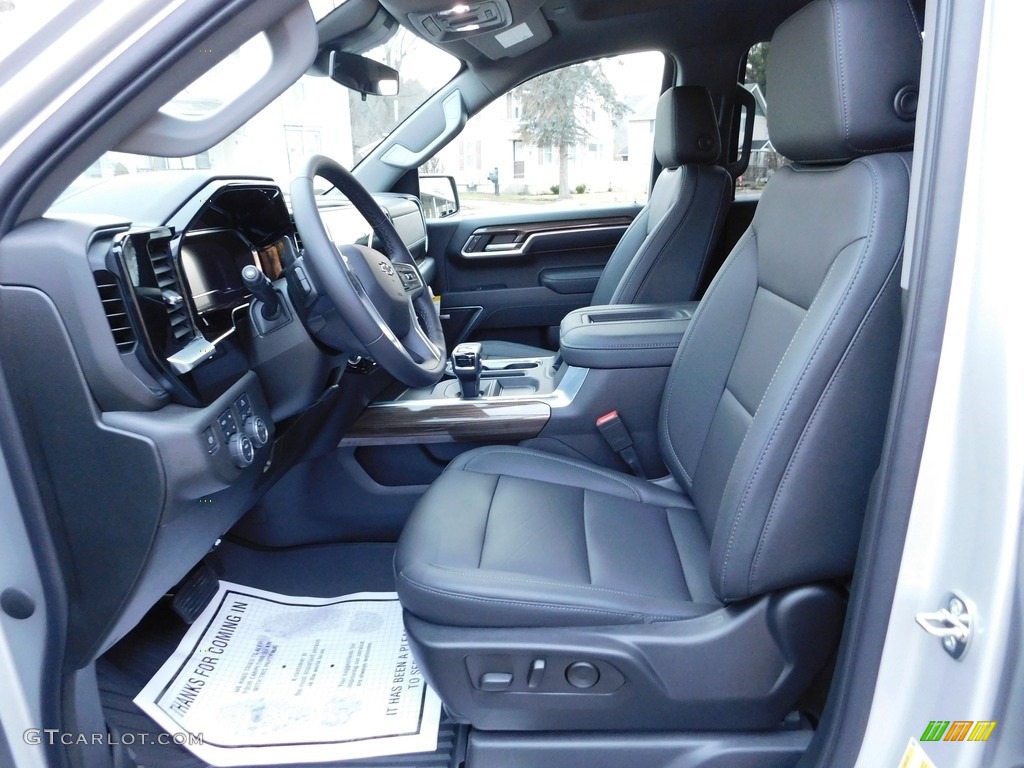 Jet Black Interior 2022 Chevrolet Silverado 1500 RST Crew Cab 4x4 Photo #145499517