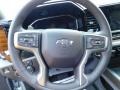 Jet Black Steering Wheel Photo for 2022 Chevrolet Silverado 1500 #145499529