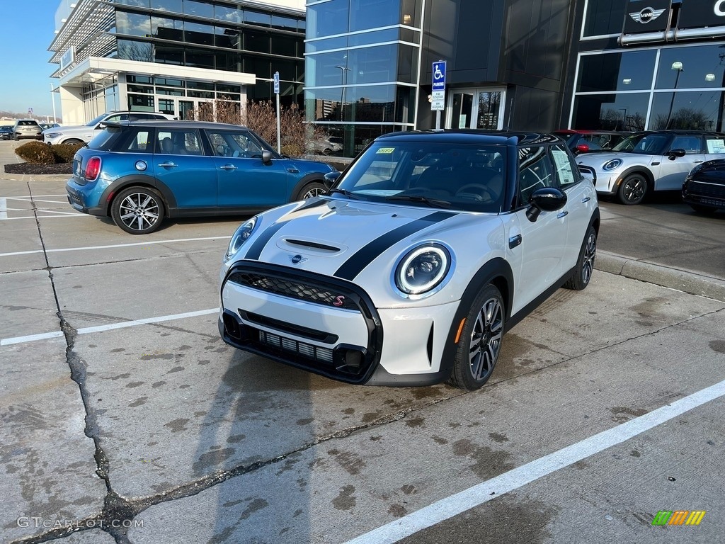 2023 Hardtop Cooper S 4 Door - White Silver Metallic / Carbon Black photo #1