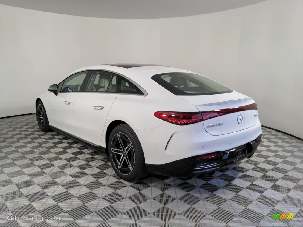 2023 EQS 450+ 4Matic Sedan - Polar White / Macchiato Beige/Space Gray photo #3