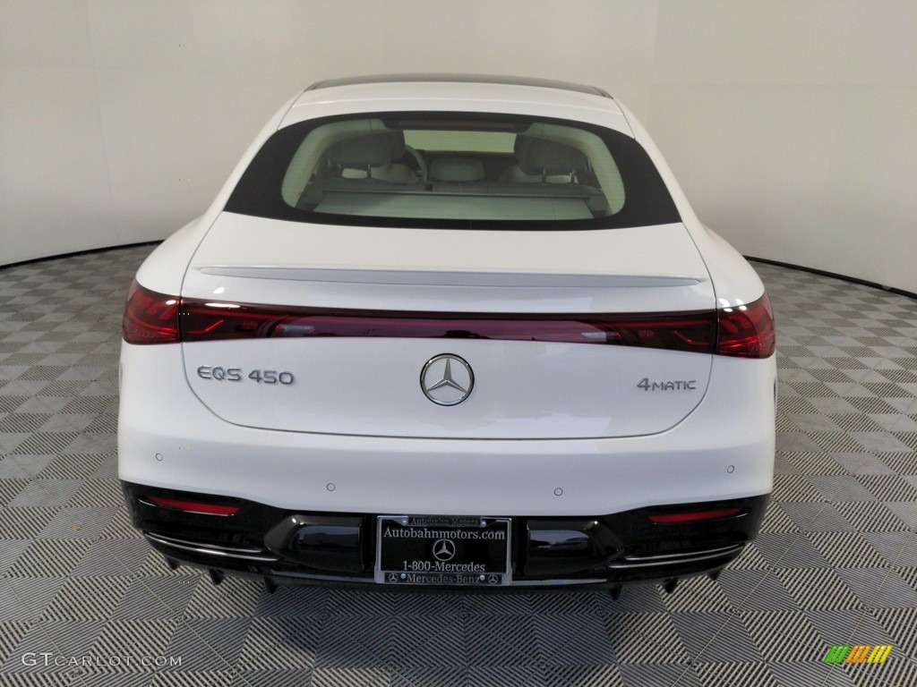 2023 EQS 450+ 4Matic Sedan - Polar White / Macchiato Beige/Space Gray photo #4