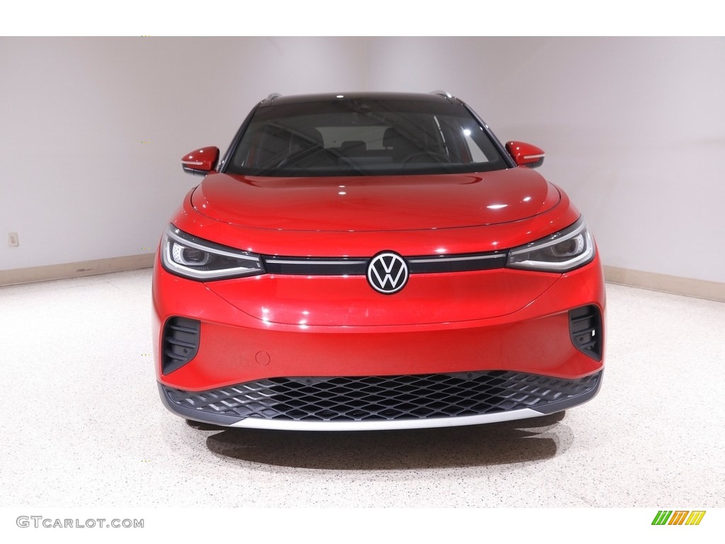 2021 ID.4 Pro S - Kings Red Metallic / Galaxy Black photo #2