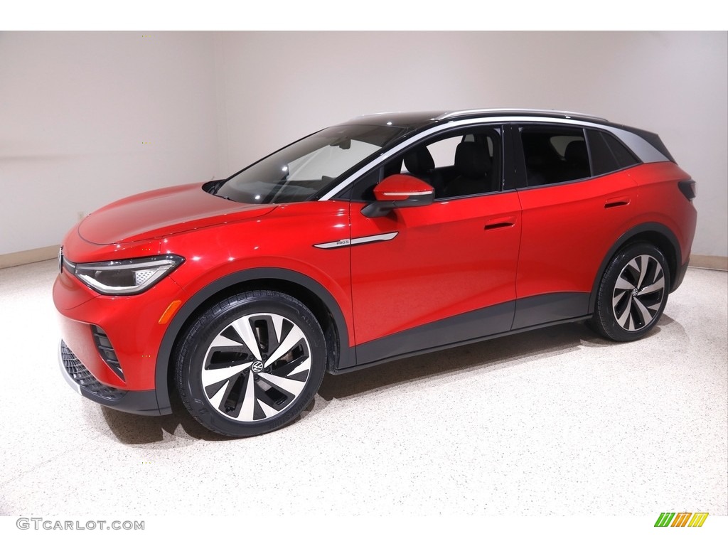 Kings Red Metallic 2021 Volkswagen ID.4 Pro S Exterior Photo #145500024
