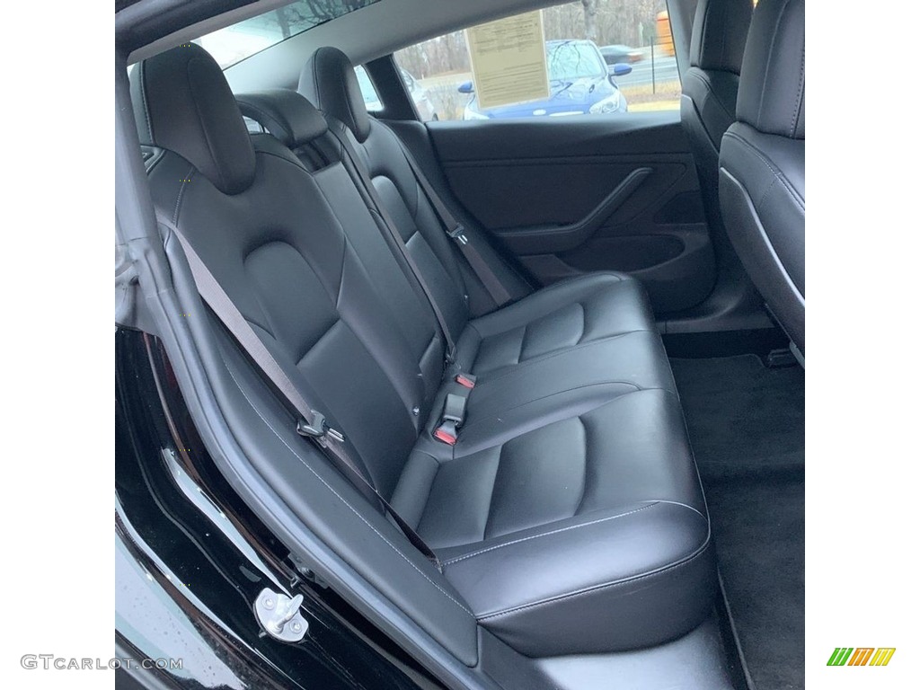 2018 Tesla Model 3 Long Range Rear Seat Photos