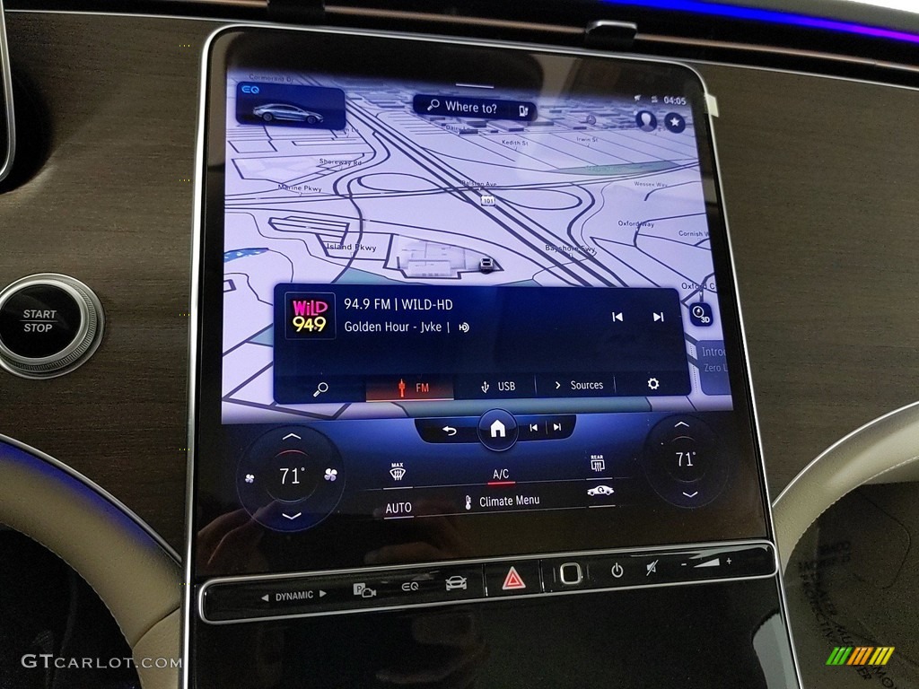 2023 Mercedes-Benz EQS 450+ 4Matic Sedan Navigation Photo #145500212