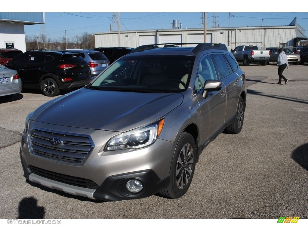 2015 Outback 2.5i Limited - Tungsten Metallic / Warm Ivory photo #1