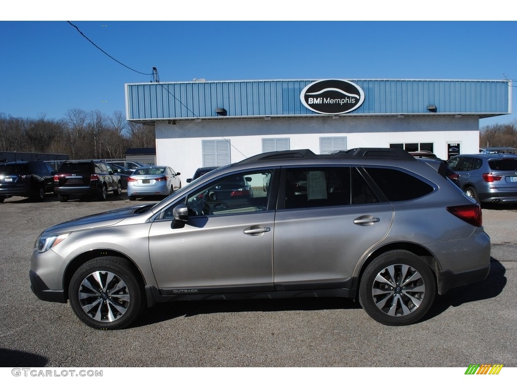 2015 Outback 2.5i Limited - Tungsten Metallic / Warm Ivory photo #2