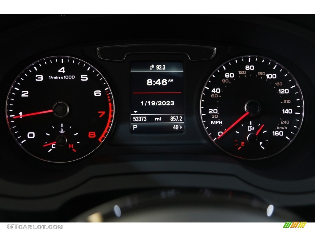 2018 Q3 2.0 TFSI Premium - Utopia Blue Metallic / Rock Gray photo #8