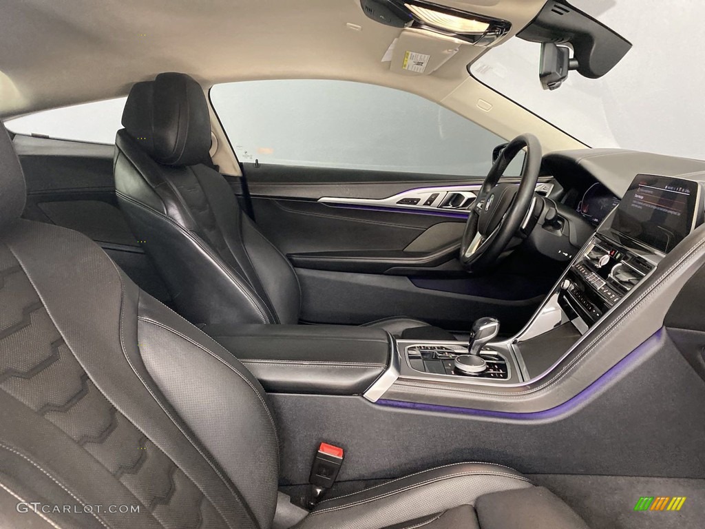 Black Interior 2020 BMW 8 Series 840i Coupe Photo #145501201