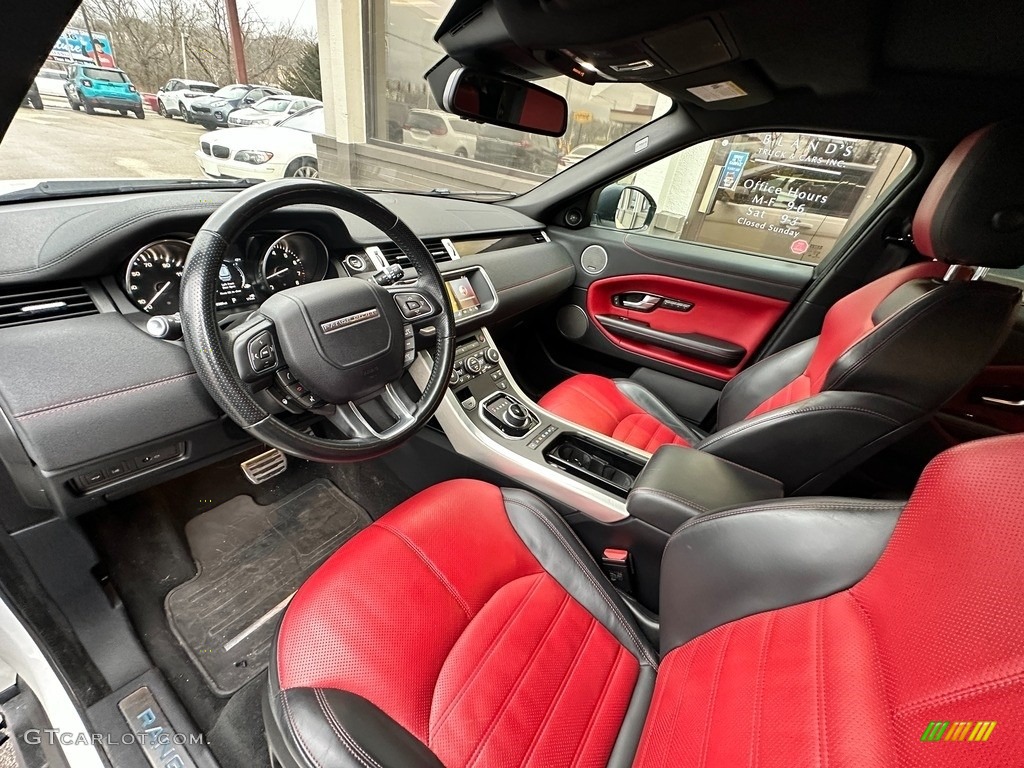 Ebony/Pimento Interior 2017 Land Rover Range Rover Evoque HSE Dynamic Photo #145501300