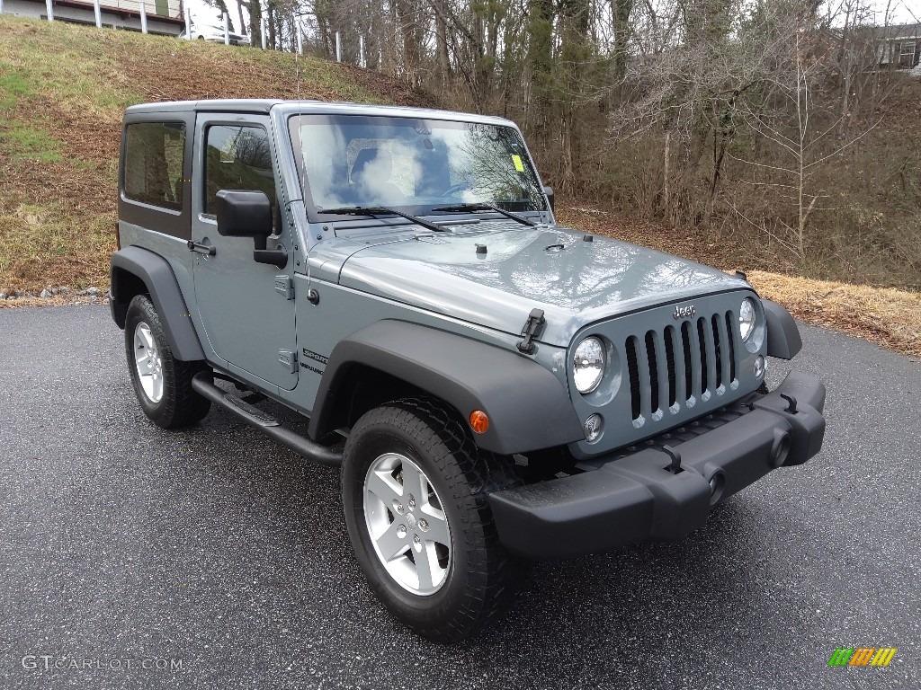 2015 Wrangler Sport 4x4 - Anvil / Black photo #5