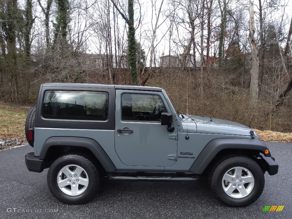 2015 Wrangler Sport 4x4 - Anvil / Black photo #6