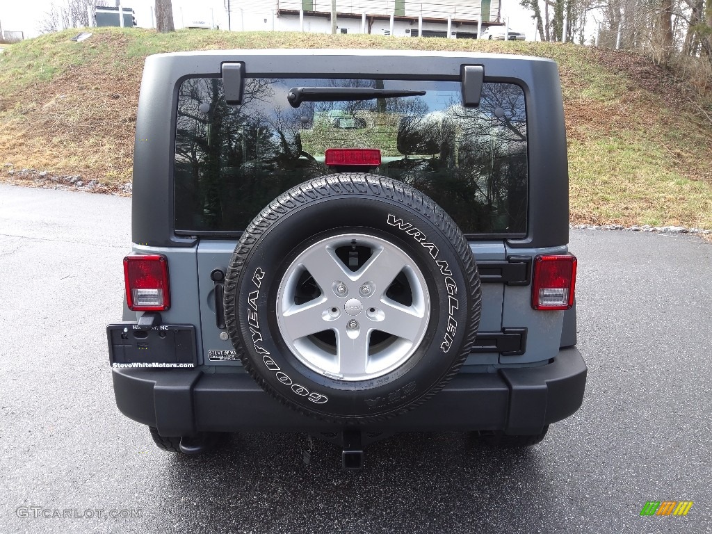2015 Wrangler Sport 4x4 - Anvil / Black photo #8