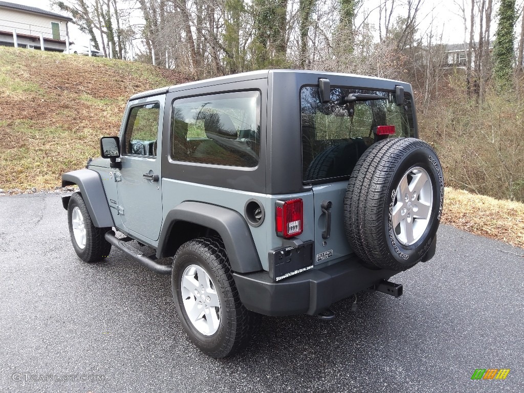 2015 Wrangler Sport 4x4 - Anvil / Black photo #9