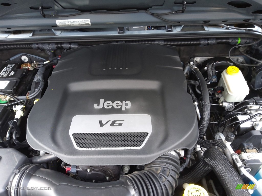 2015 Wrangler Sport 4x4 - Anvil / Black photo #10