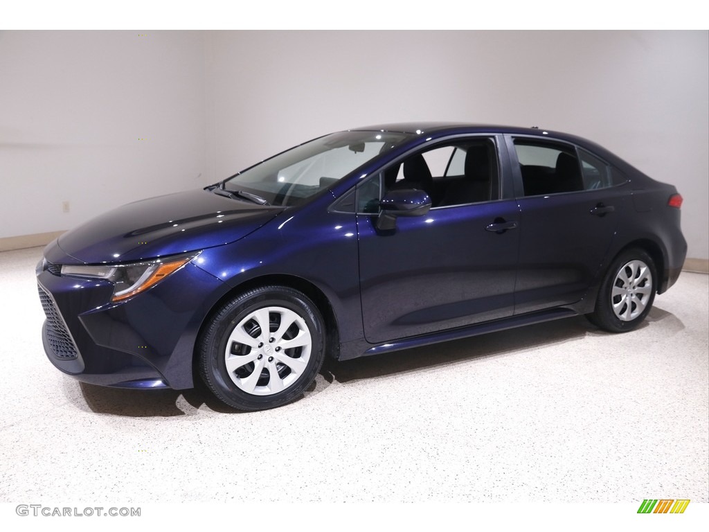 2022 Corolla LE - Blueprint / Black photo #3
