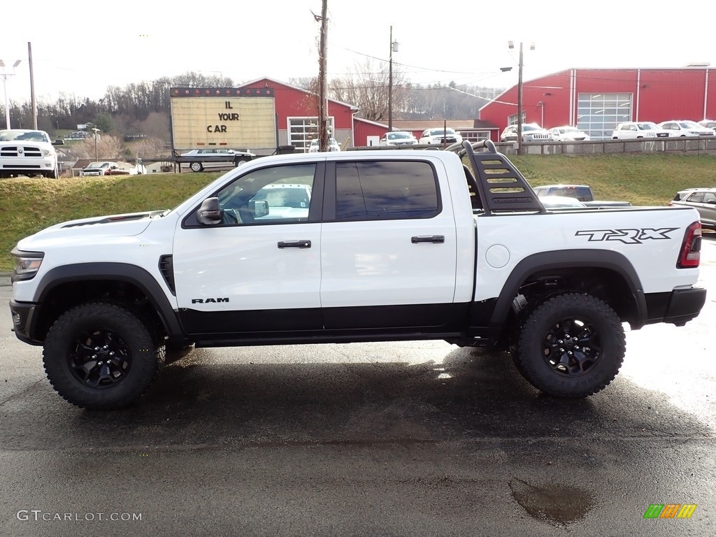 Bright White 2023 Ram 1500 TRX Crew Cab 4x4 Exterior Photo #145502140