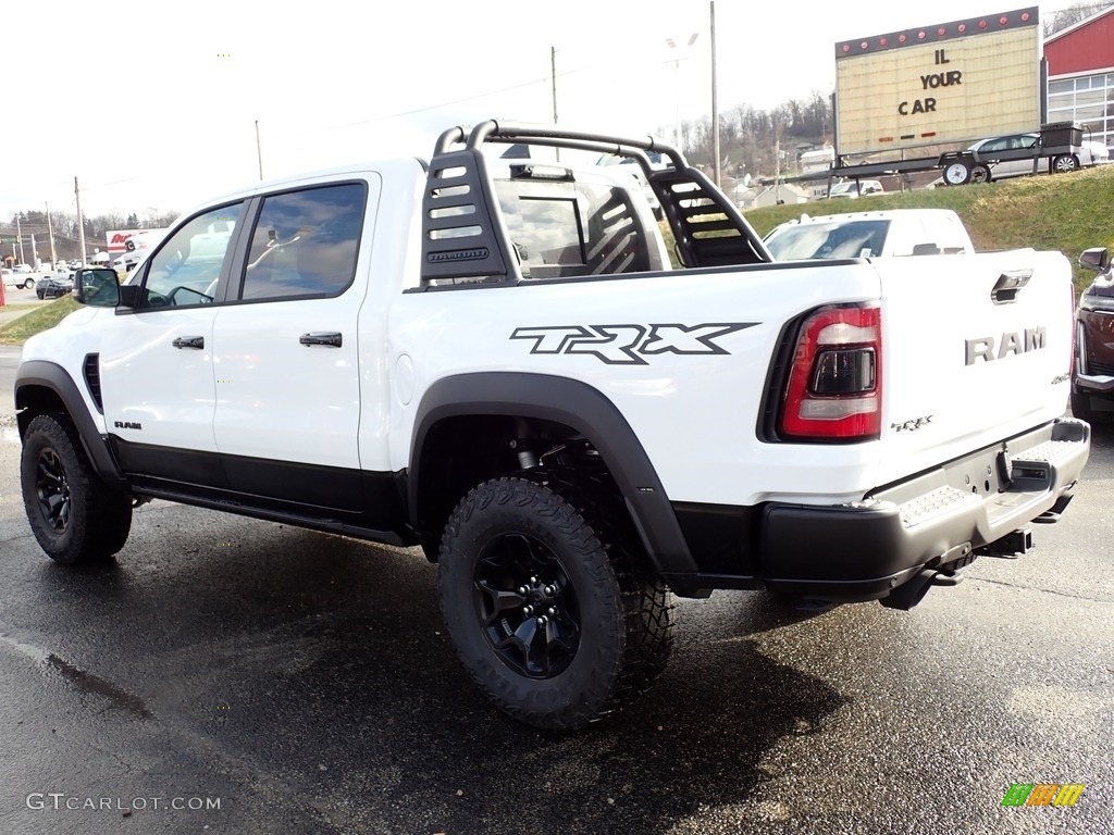 Bright White 2023 Ram 1500 TRX Crew Cab 4x4 Exterior Photo #145502161