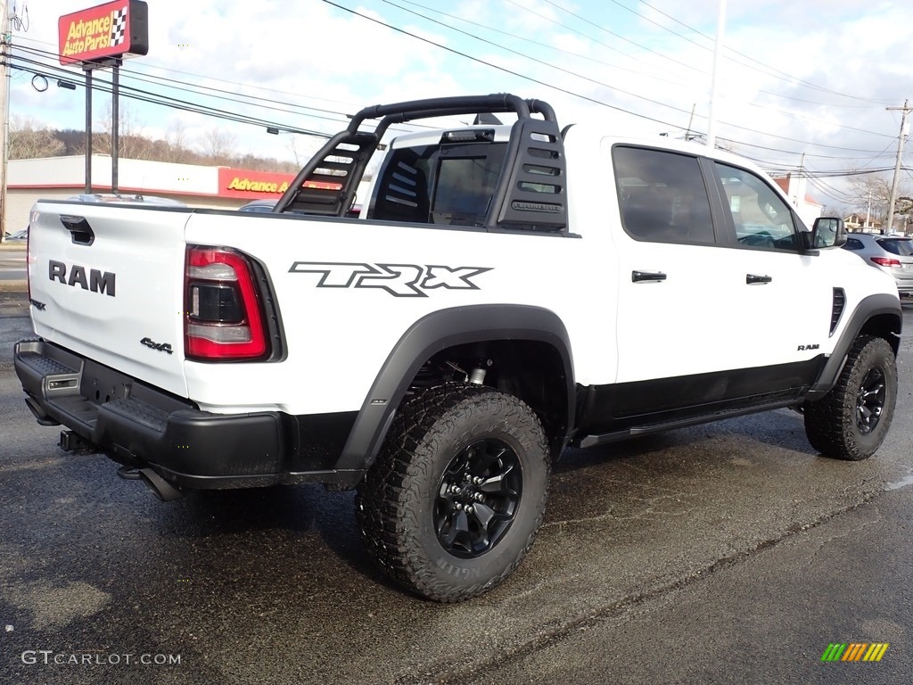Bright White 2023 Ram 1500 TRX Crew Cab 4x4 Exterior Photo #145502218