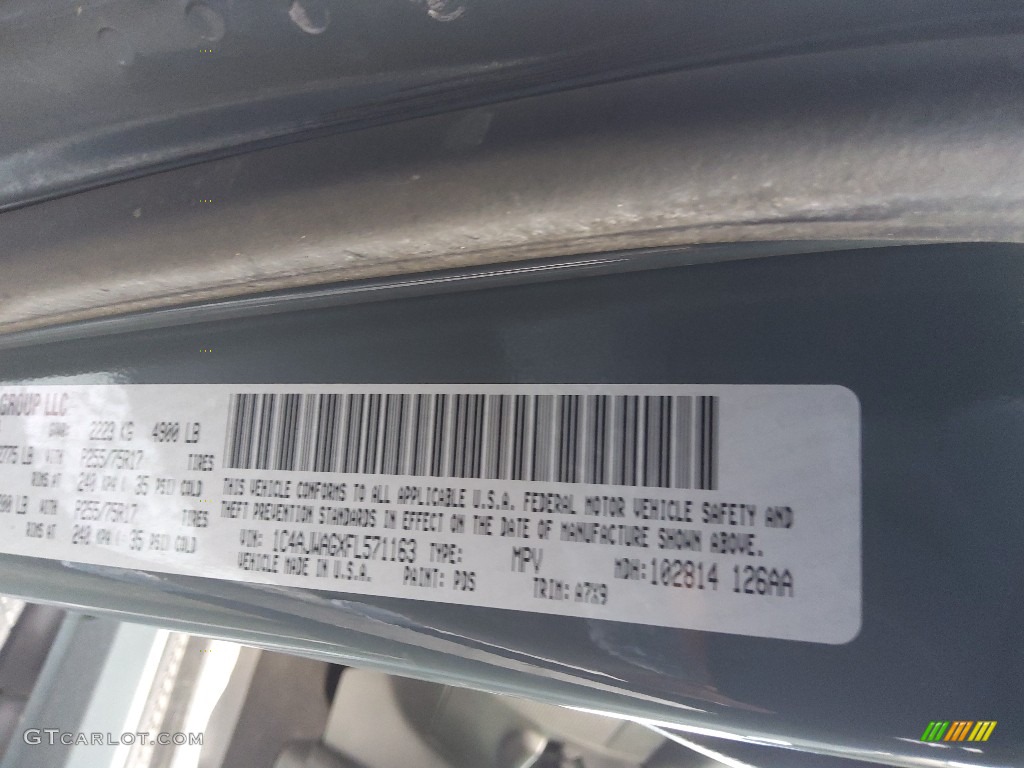 2015 Wrangler Sport 4x4 - Anvil / Black photo #26