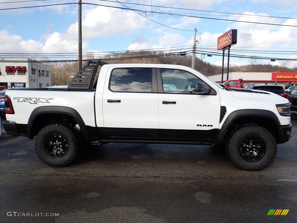 Bright White 2023 Ram 1500 TRX Crew Cab 4x4 Exterior Photo #145502236